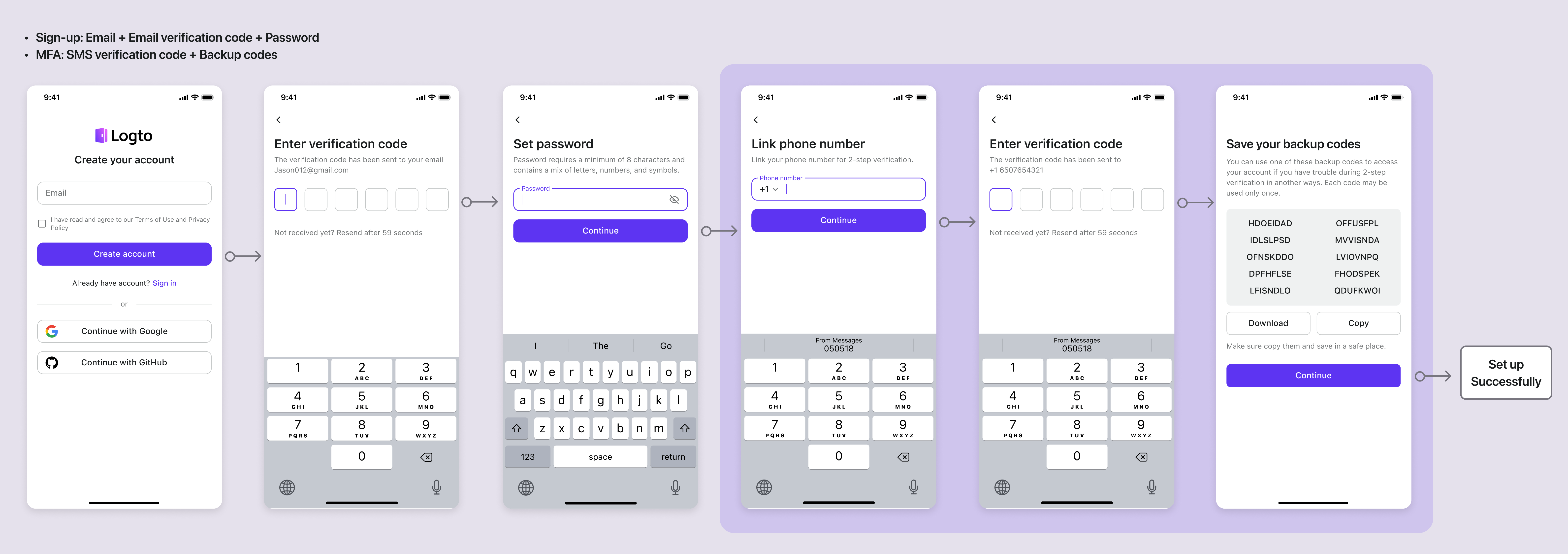 SMS MFA-Einrichtungsablauf 1-1